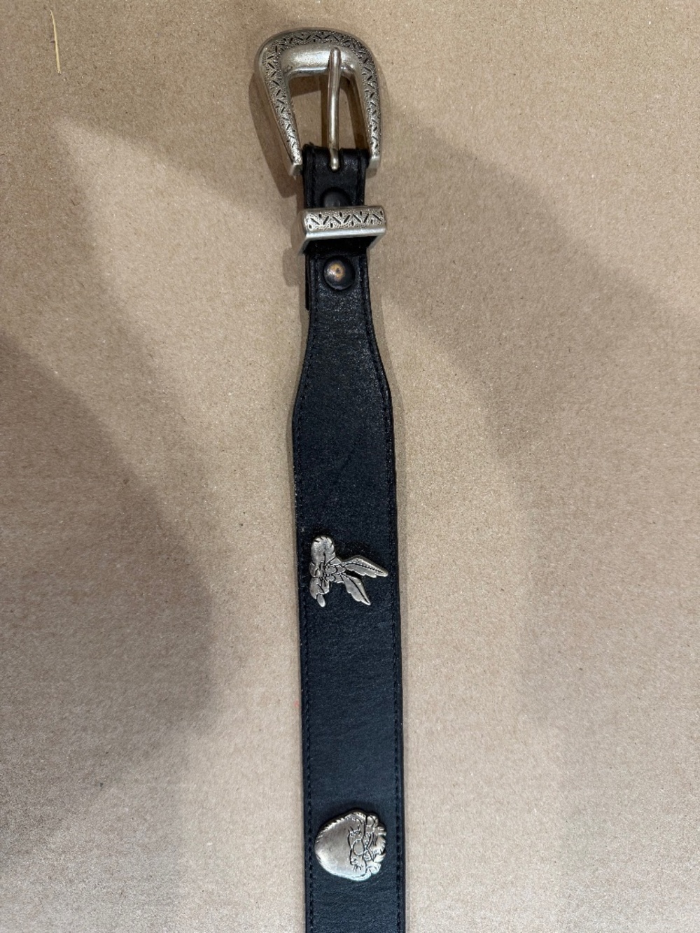 Vintage Looney Toons Black Belt